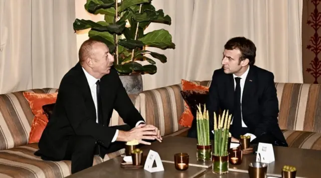 Prezident Əliyev və Prezident Macron, Brüssel, 16 dekabr 2021