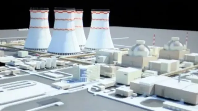 রূপপুর বিদ্যুৎ কেন্দ্রের ত্রিমাত্রিক নকশা