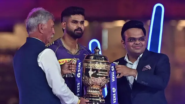 श्रेयस अय्यर, जय शाह और रॉजर बिन्नी