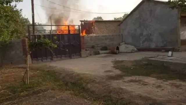 Тожик Қирғиз можароси оқибатида шикастланган тинч фуқаро уйи