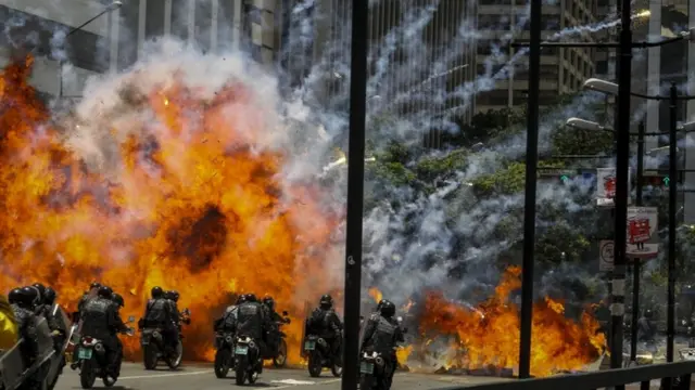 Protestas en Venezuela.