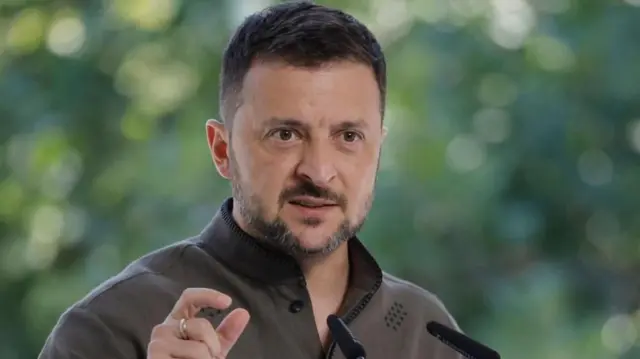 الرئيس الأوكراني فولوديمير زيلينسكي.