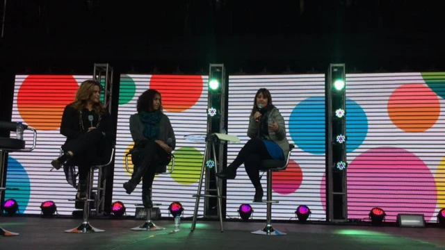 Escenario del festival "100 mujeres"