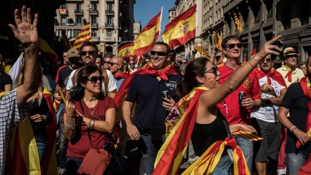 митинг в барселоне