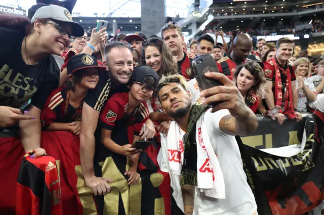 Martínez se ha convertido en el ídolo del Atlanta, equipo que atrae más de 70.000 espectadores en cada partido de local.