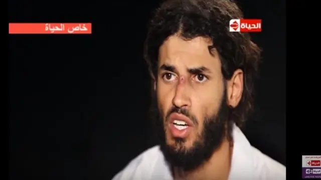 صورة من المقابلة التليفزيونية