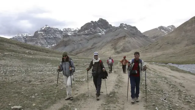 কৈলাস-মানসরোবরের পথে তীর্থযাত্রীরা (ফাইল চিত্র)
