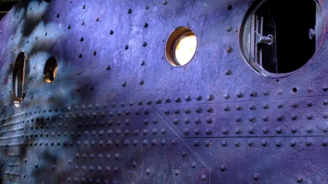 Trozo del casco del Titanic rescatado del fondo del mar