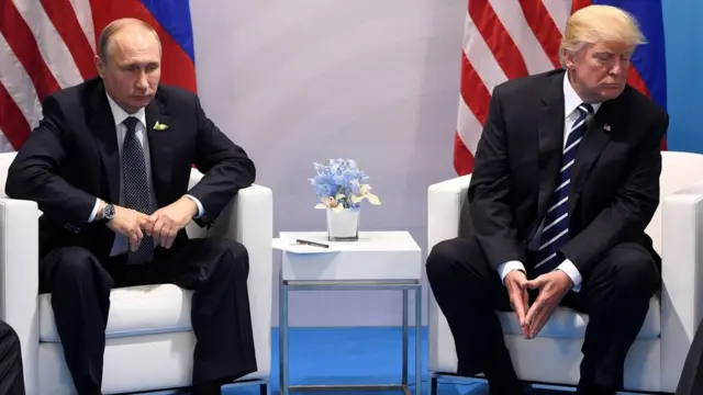 Владимир Путин и Дональд Трамп