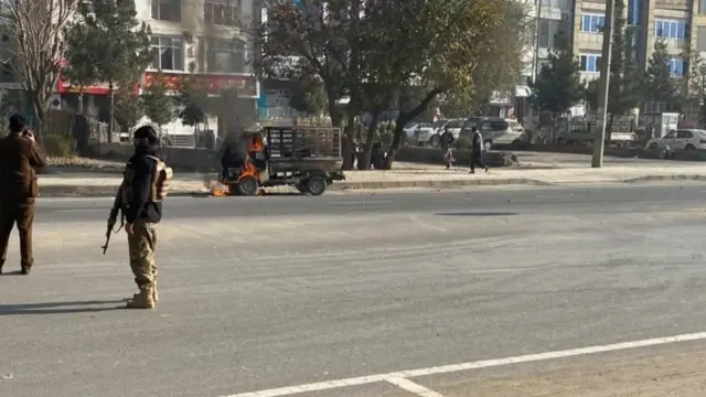 ویل کېږي توغندي له دغه مازدا ډوله ګاډي توغول شوي