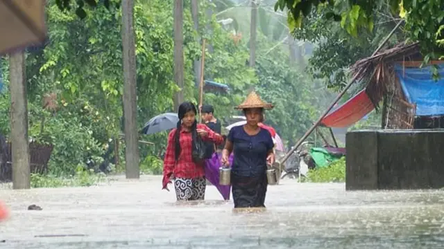 မင်းပြားမြို့ပေါ်တစ်ခုလုံးလည်း ရေဝင်တာ သုံးရက်ခန့်ရှိပြီ