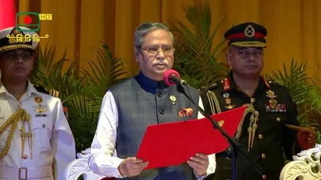 ২৪শে এপ্রিল ২০২৩ সালে রাষ্ট্রপতি শপথ নেয়ার দিন
