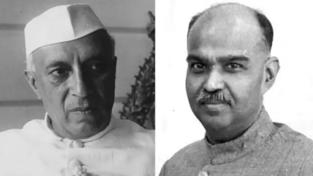 पं. जवाहरलाल नेहरु आणि श्यामाप्रसाद मुखर्जी