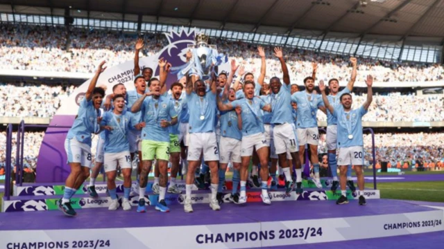 City don win six out of di past seven Premier League titles
