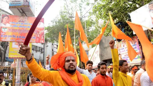 রামনবমীর দিন এবছর পাঁচশোরও বেশি মিছিল করেছে হিন্দুত্ববাদী সংগঠনগুলো - ফাইল চিত্র 