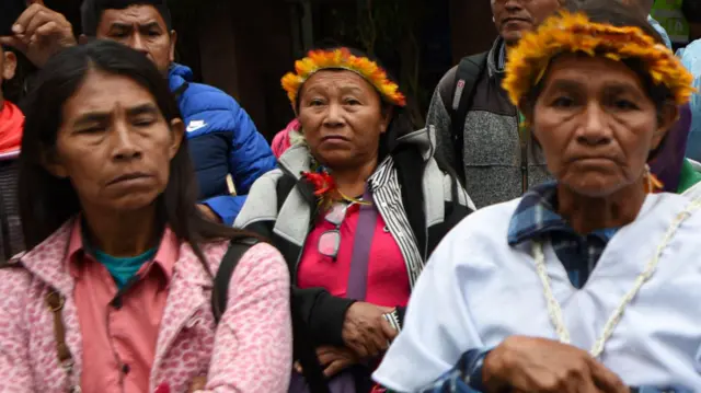 Mujeres indígenas de Paraguay. 