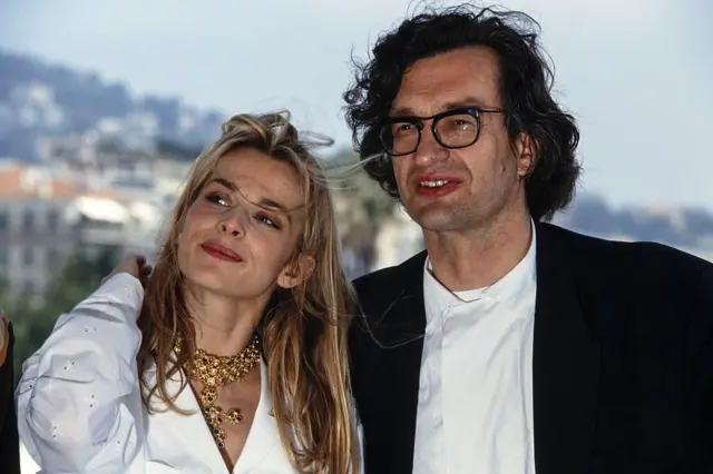 Wim Wenders y Nastassja Kinski en una imagen de 1993.