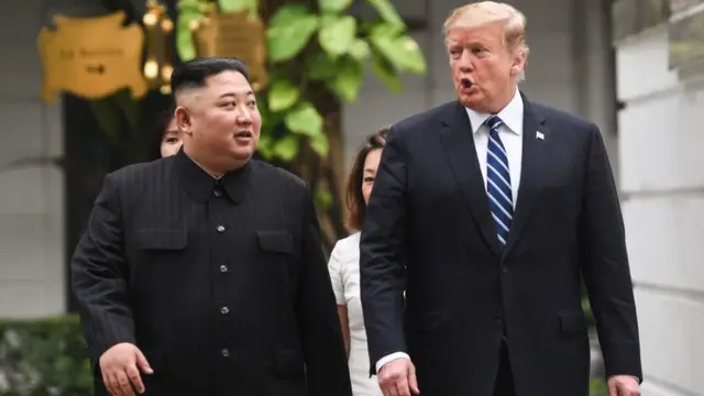 Kim Jong-un y Donald Trump