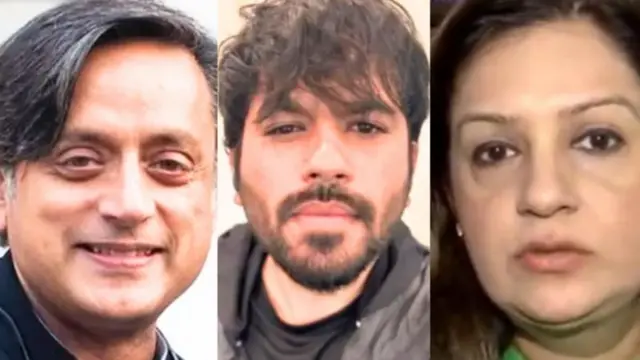 शशि थरूर, अभिजीत दीपके, प्रियंका चतुर्वेदी