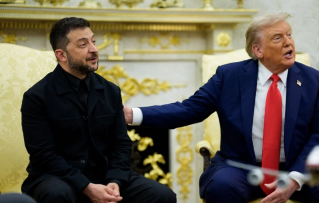 वोलोदिमीर झेलेन्स्की आणि डोनाल्ड ट्रम्प