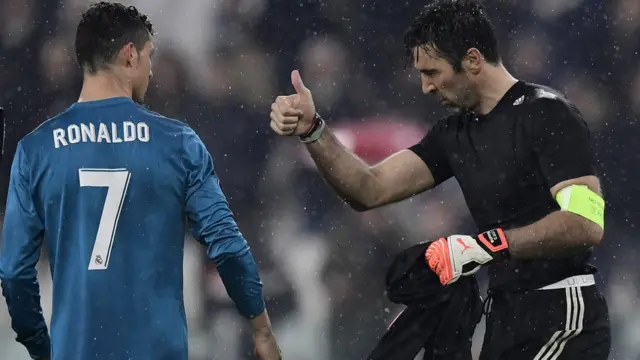 Ronaldo ati Buffon
