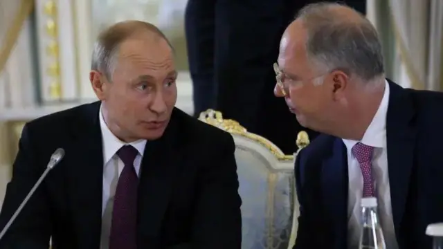 Кирило Дмитрієв дуже близький із Володимиром Путіним. На фото - Санкт-Петербург, 2018 рік