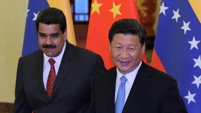 Nicolás Maduro y Xi Jinping en 2015