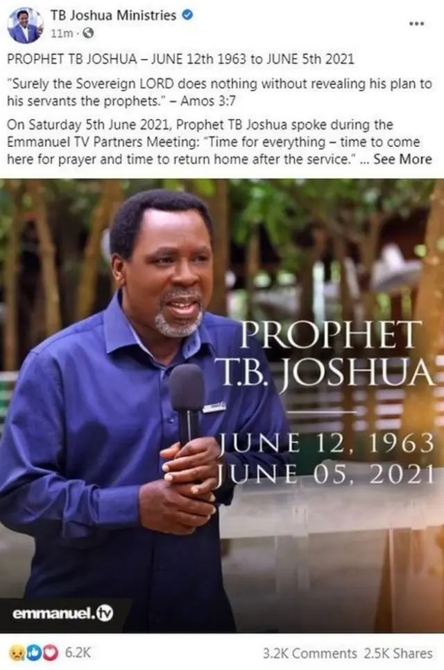 TB JOSHUA