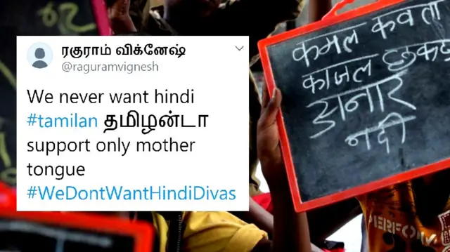 "என்னுடைய வரியை நான் பேசாத இந்தி மொழிக்கு ஏன் செலவு செய்கிறீர்கள்?”