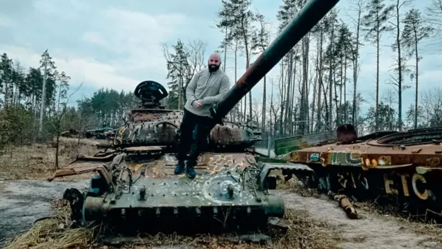 Кріс під час поїздки Київщиною