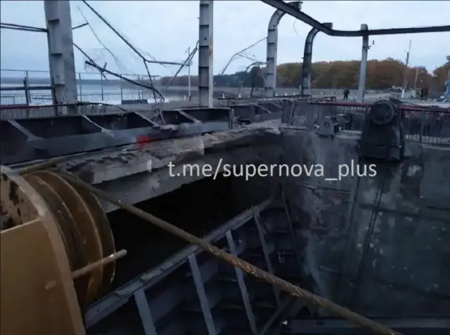 Поврежденные шлюзы Белгородского водохранилища