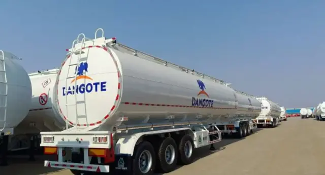 Wasu motocin Dangote