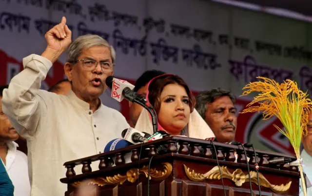 স﻿মাবেশে বক্তব্য দেন বিএনপির কেন্দ্রীয় নেতারা।