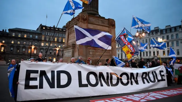 демонстрація за незалежність Шотландії в Глазго