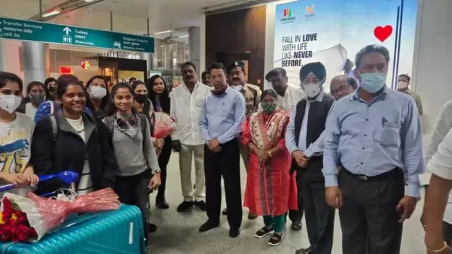 యుక్రెయిన్‌లో భారత విద్యార్థులు