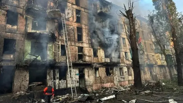 Наслідки російського удару по Кривому Рогу