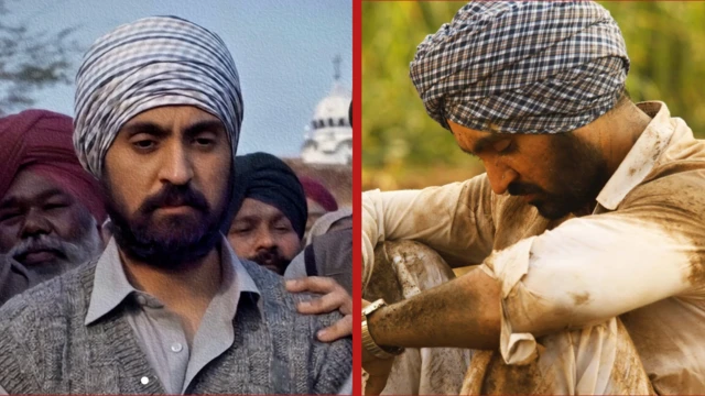 ਸਤਲੁਜ ਵਿੱਚ ਦਿਲਜੀਤ ਦੋਸਾਂਝ ਨੇ ਜਸਵੰਤ ਸਿੰਘ ਖਾਲੜਾ ਦੀ ਭੂਮਿਕਾ ਨਿਭਾਈ ਹੈ, ਜਦਕਿ ਪੰਜਾਬ 1984 ਵਿੱਚ ਉਨ੍ਹਾਂ ਨੇ ਸ਼ਿਵਜੀਤ ਸਿੰਘ ਨਾਮ ਦੇ ਕਾਲਪਨਿਕ ਕਿਰਦਾਰ ਦਾ ਰੋਲ ਨਿਭਾਇਆ ਸੀ