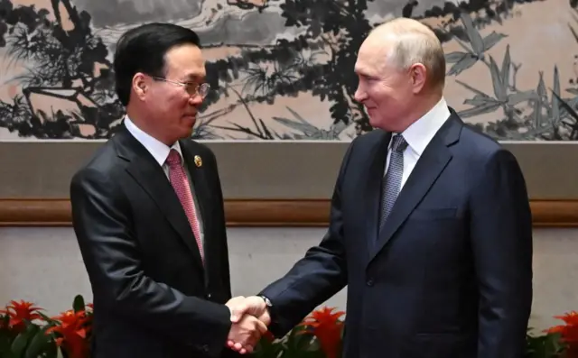 Ông Võ Văn Thưởng và ông Putin