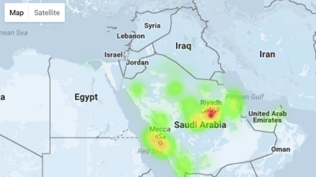Heatmap from Spredfast