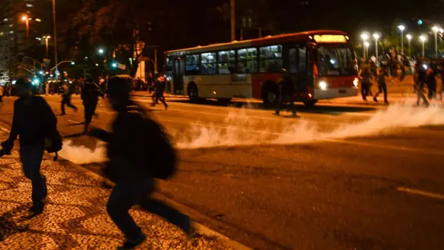 Protesto em São Paulo