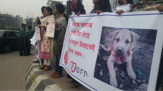 মানববন্ধন কর্মসূচীতে অংশ নেয় কয়েকশো নারী-পুরুষ