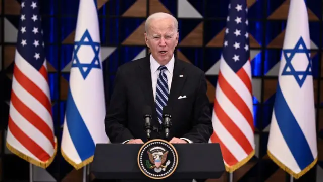 Biden en Israel.