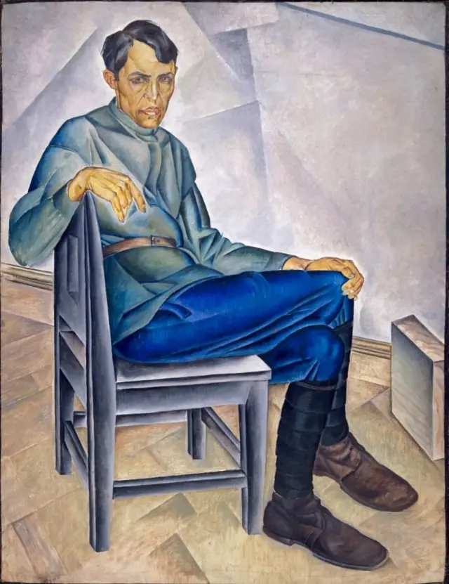 Александр Дейнека "Портрет художника Вялова" (1923)