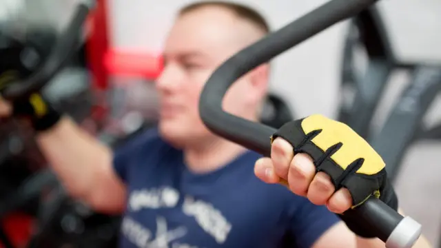 Посетитель фитнеса