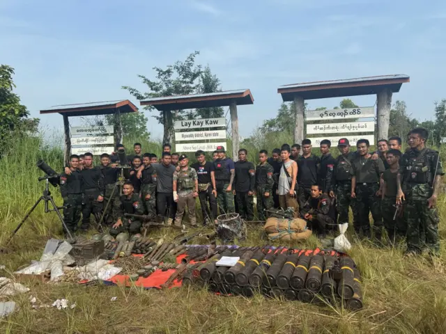 KNU/PDF ပူးပေါင်းတပ်တွေသိမ်းခဲ့တဲ့ အမြောက်ကုန်း 