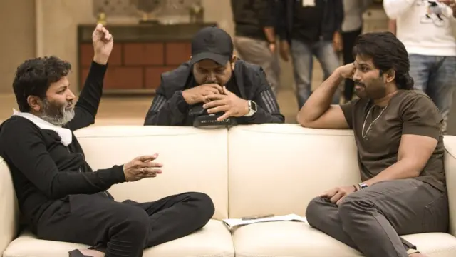 త్రివిక్రమ్ శ్రీనివాస్, తమన్, అల్లు అర్జున్