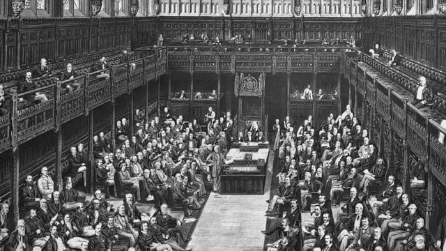 Палата общин - примерно 1890 год