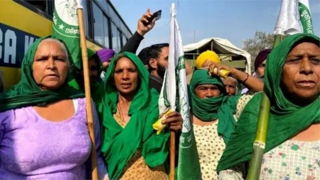 દિલ્હીની સરહદો પર મહિલાઓનું પ્રદર્શન