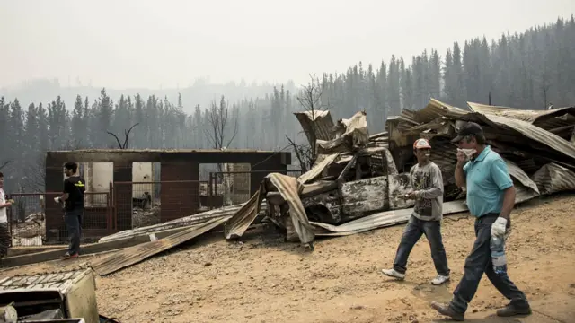 Damnificados chilenos