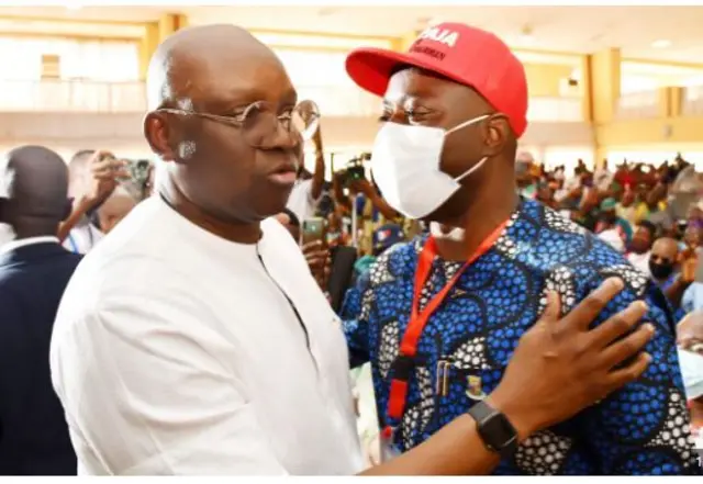 Seyi Makinde ati Ayodele Fayose
